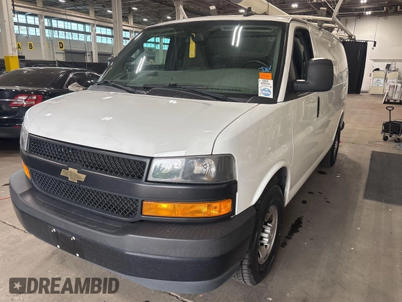 2018 Chevrolet Express Cargo with VIN 1GCWGAFP7J1198927, listed as a IAAI auction lot 42691823 with 115,294 mi miles and . Bid and sale history available at DreamBid. Image 10.