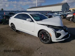 2021 Cadillac CT4 V-Series z VIN 1G6DH5RL4M0133177, wystawiony jako Copart lot #81826884 z przebiegiem 66 328 mil mil oraz Szkoda całkowita • Salvage title. Historia ofert i sprzedaży dostępna na DreamBid. Obrazek 4.