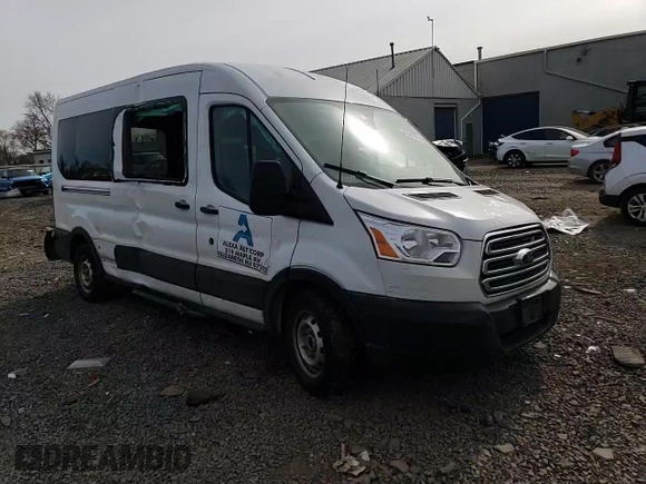 2019 Ford Transit Passenger XL with VIN 1FBAX2CG2KKA94222, listed as a Copart auction lot 45321075 with Not Provided miles and Salvage Title. Bid and sale history available at carsss.com. Image 15.