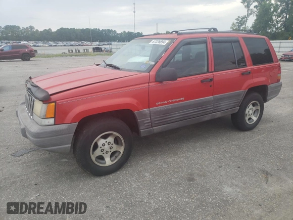 1998 Jeep Grand Cherokee Laredo with VIN 1J4FX58S3WC144684, listed as a Copart auction lot 67226694 with 106,602 mi miles and Clean Title. Bid and sale history available at carsss.com. Image 1.