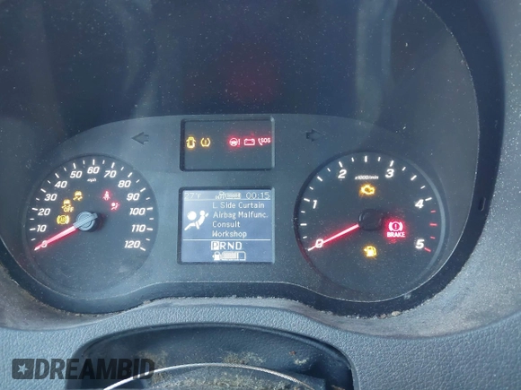 2020 Mercedes-Benz Sprinter Cargo with VIN W1W4ECHY0LP307649, listed as a IAAI auction lot 41430640 with Not Provided miles and . Bid and sale history available at carsss.com. Image 15.