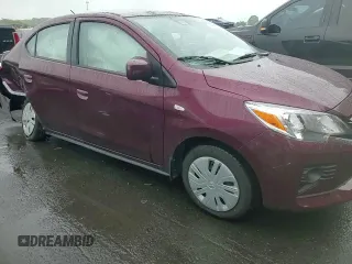 2024 Mitsubishi Mirage ES with VIN ML32FUFJXRHF09872, listed as a Copart auction lot 57054435 with 10,600 mi miles and Salvage title. Bid and sale history available at DreamBid. Image 13.