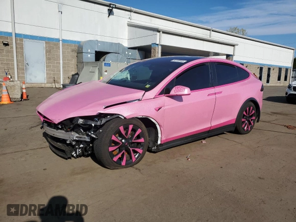 2023 Tesla Model X with VIN 7SAXCBE58PF366762, listed as a Copart auction lot 54133945 with Not Provided miles and Salvage Title. Bid and sale history available at DreamBid. Image 1.