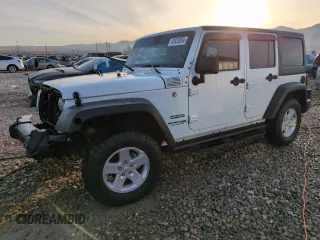 2018 Jeep Wrangler JK Unlimited Sport S with VIN 1C4BJWDG6JL890665, listed as a Copart auction lot 83833854 with 23,390 mi miles and Salvage Title. Bid and sale history available at carsss.com. Image 1.