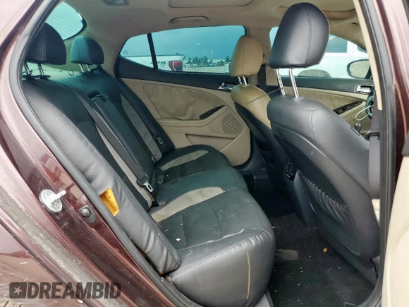2013 Kia Optima EX with VIN 5XXGN4A71DG127699, listed as a Copart auction lot 59742405 with Not provided miles and Clean title. Bid and sale history available at DreamBid. Image 10.