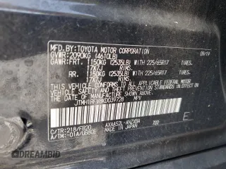 2019 Toyota RAV4 LE with VIN JTMH1RFV8KD039728, listed as a Copart auction lot 59669035 with 100,355 mi miles and Salvage title. Bid and sale history available at DreamBid. Image 13.