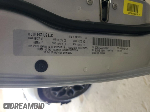 2020 Chrysler 300 S with VIN 2C3CCAGG6LH128552, listed as a Copart auction lot 49165995 with 50,925 mi miles and Salvage Title. Bid and sale history available at DreamBid. Image 15.