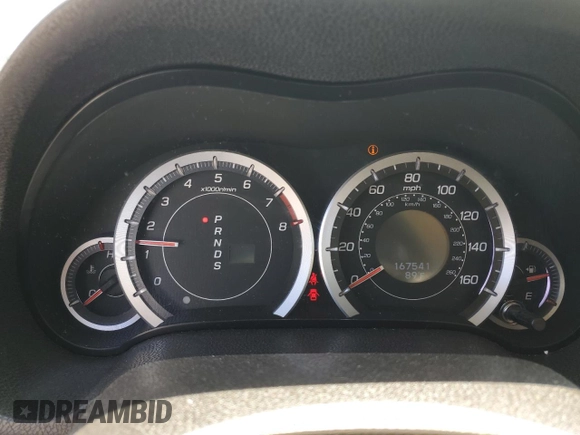 2012 Acura TSX Technology with VIN JH4CU2F64CC025851, listed as a Copart auction lot 62184605 with 167,541 mi miles and Salvage title. Bid and sale history available at DreamBid. Image 9.
