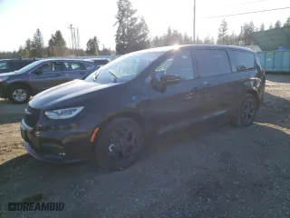 2023 Chrysler Pacifica Hybrid Limited with VIN 2C4RC1S77PR609357, listed as a Copart auction lot 44995975 with 60,627 mi miles and Salvage Title. Bid and sale history available at carsss.com. Image 1.