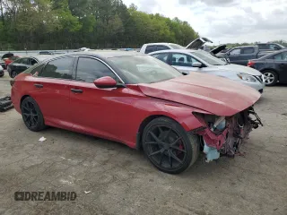 2019 Honda Accord Sport with VIN 1HGCV1F38KA063187, listed as a Copart auction lot 51850505 with 110,558 mi miles and Salvage Title. Bid and sale history available at DreamBid. Image 4.