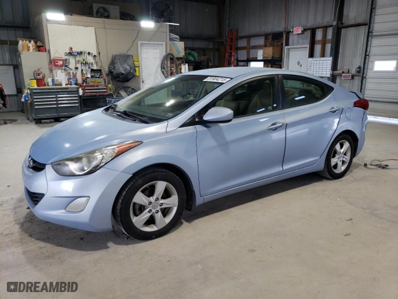 2013 Hyundai Elantra Limited with VIN KMHDH4AE9DU592262, listed as a Copart auction lot 51904215 with 115,947 mi miles and Salvage Title. Bid and sale history available at carsss.com. Image 1.