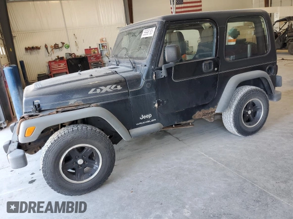 2004 Jeep Wrangler X with VIN 1J4FA39S14P721948, listed as a Copart auction lot 55998195 with Not Provided miles and Clean Title. Bid and sale history available at DreamBid. Image 1.