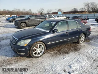 2005 Lexus LS 430 with VIN JTHBN36F255005779, listed as a Copart auction lot 45543465 with 241,284 mi miles and Clean Title. Bid and sale history available at carsss.com. Image 1.