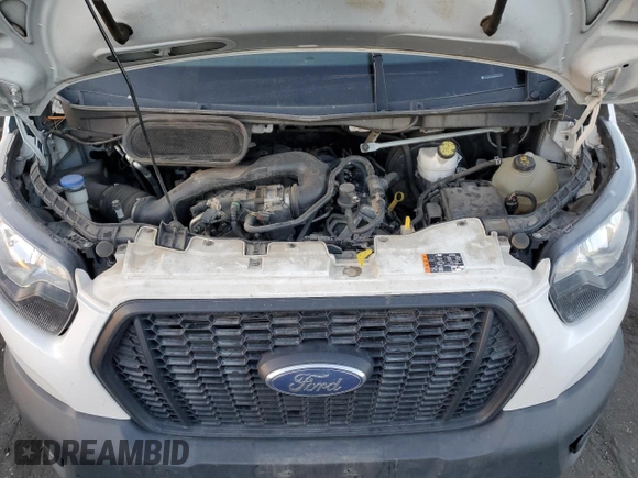 2021 Ford Transit Cargo with VIN 1FTBR1C88MKA31593, listed as a Copart auction lot 70064724 with 78,803 mi miles and Clean Title. Bid and sale history available at DreamBid. Image 12.