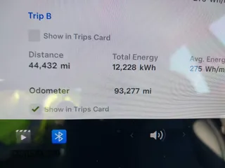 2019 Tesla Model 3 Long Range with VIN 5YJ3E1EBXKF452900, listed as a IAAI auction lot 41454947 with 93,277 mi miles. Bid and sale history available at carsss.com. Image 7.