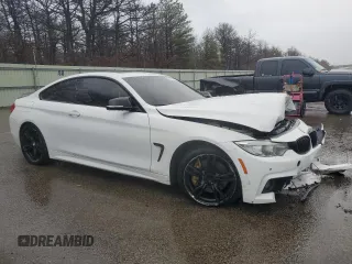 2017 BMW 4 Series 440i with VIN WBA4P1C59HK522441, listed as a Copart auction lot 84673044 with Not Provided miles and Salvage Title. Bid and sale history available at carsss.com. Image 4.