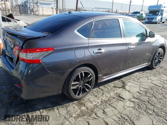 2015 Nissan Sentra SR with VIN 3N1AB7AP0FY369770, listed as a IAAI auction lot 41746082 with 135,528 mi miles and . Bid and sale history available at DreamBid. Image 4.