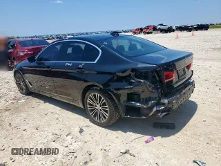 2020 BMW 5 Series 540i xDrive with VIN WBAJS3C02LCE01869, listed as a Copart auction lot 58245235 with 47,144 mi miles and Salvage title. Bid and sale history available at DreamBid. Image 2.