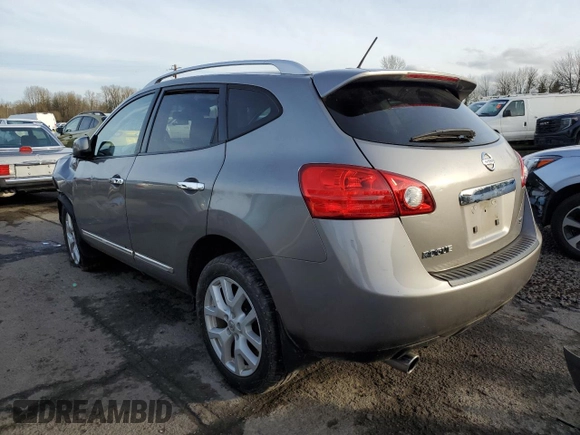 2012 Nissan Rogue S with VIN JN8AS5MT6CW267990, listed as a Copart auction lot 45993685 with 46,334 mi miles and Salvage Title. Bid and sale history available at DreamBid. Image 2.