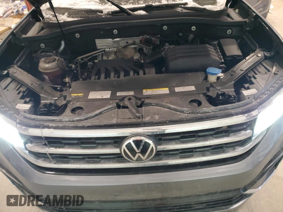 2022 Volkswagen Atlas 3.6L V6 SEL R-Line with VIN 1V2AR2CA0NC516051, listed as a Copart auction lot 88818005 with 37,471 mi miles and Salvage Title. Bid and sale history available at carsss.com. Image 12.