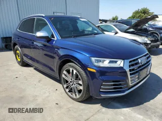 2018 Audi SQ5 Premium Plus with VIN WA1A4AFY2J2204214, listed as a Copart auction lot 62979353 with 0 mi miles. Bid and sale history available at carsss.com. Image 4.
