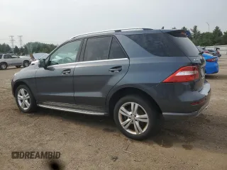 2014 Mercedes-Benz M 350 with VIN 4JGDA5HB9EA273288, listed as a Copart auction lot 59488055 with 105,471 mi miles and Salvage title. Bid and sale history available at DreamBid. Image 2.