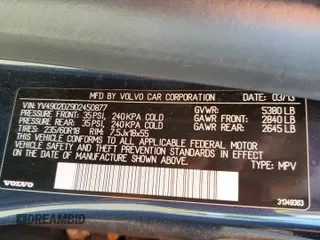2013 Volvo XC60 T6 with VIN YV4902DZ9D2450877, listed as a Copart auction lot 65319795 with 197,234 mi miles and Clean title. Bid and sale history available at DreamBid. Image 13.