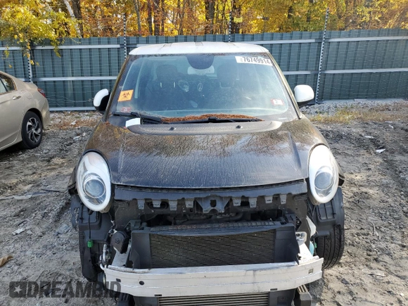 2016 FIAT 500L Trekking with VIN ZFBCFADH9GZ038045, listed as a Copart auction lot 53101935 with 0 mi miles and Non Repairable. Bid and sale history available at carsss.com. Image 5.