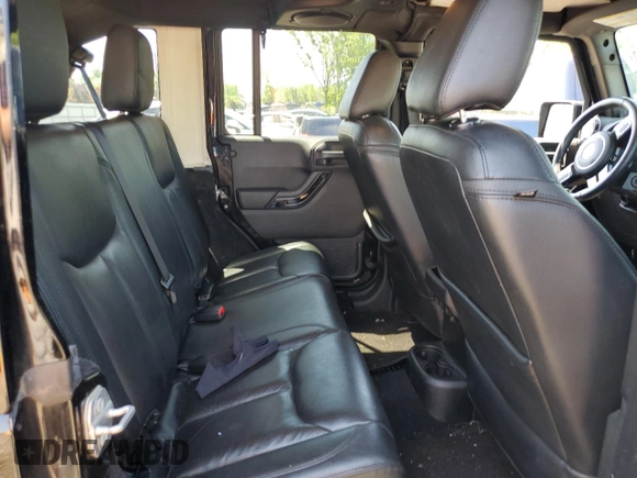 2014 Jeep Wrangler Unlimited Sahara with VIN 1C4HJWEG5EL312006, listed as a Copart auction lot 61821445 with 159,416 mi miles and Salvage title. Bid and sale history available at DreamBid. Image 10.