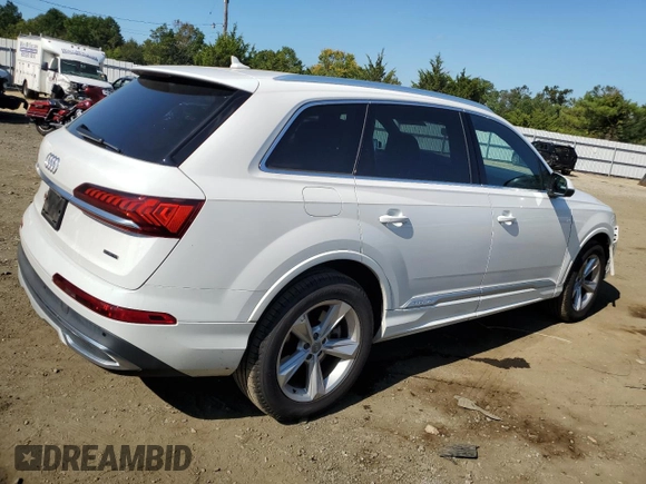 2020 Audi Q7 Premium z VIN WA1AJAF7XLD011977, wystawiony jako Copart lot #70385804 z przebiegiem 87 468 mil mil oraz Szkoda całkowita • Salvage title. Historia ofert i sprzedaży dostępna na DreamBid. Obrazek 3.