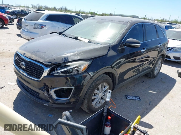 2018 Kia Sorento LX with VIN 5XYPG4A39JG339619, listed as a IAAI auction lot 41809182 with 126,954 mi miles. Bid and sale history available at carsss.com. Image 18.