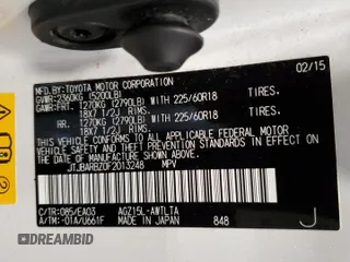 2015 Lexus NX 200t z VIN JTJBARBZ0F2013248, wystawiony jako Copart lot #58049205 z przebiegiem 53 184 mil mil oraz Czysty tytuł • Clean title. Historia ofert i sprzedaży dostępna na DreamBid. Obrazek 13.