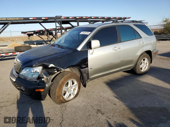 2003 Lexus RX 300 with VIN JTJGF10U330152037, listed as a Copart auction lot 73428154 with 235,538 mi miles and Salvage Title. Bid and sale history available at carsss.com. Image 1.