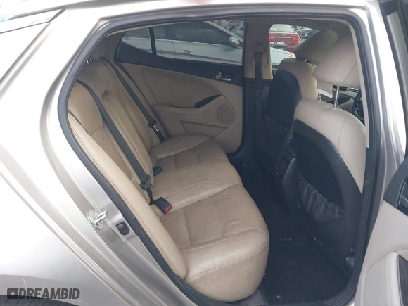 2014 Kia Optima EX with VIN 5XXGN4A76EG289586, listed as a IAAI auction lot 41536459 with 65,739 mi miles. Bid and sale history available at carsss.com. Image 8.