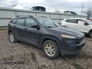 2015 Jeep Cherokee Sport with VIN 1C4PJMABXFW776256, listed as a Copart auction lot 49833705 with 216,170 mi miles and Clean Title. Bid and sale history available at carsss.com. Image 4.
