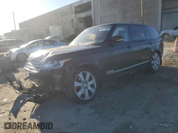 2015 Land Rover Range Rover Supercharged с VIN SALGS3TF2FA218690, выставлен на аукционе Copart как лот 46417235 с пробегом 106 784 миль миль и Списание • Salvage title. История ставок и продаж доступна на DreamBid. Изображение 1.