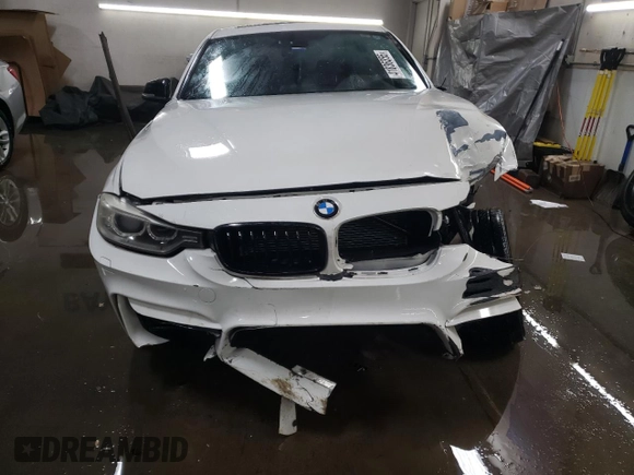 2015 BMW 3 Series 335i xDrive with VIN WBA3B9G59FNR94525, listed as a Copart auction lot 41836355 with 99,471 mi miles and Salvage Title. Bid and sale history available at carsss.com. Image 5.