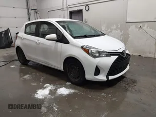 2015 Toyota Yaris L with VIN VNKKTUD3XFA041953, listed as a IAAI auction lot 41468626 with 165,178 mi miles. Bid and sale history available at carsss.com. Image 1.