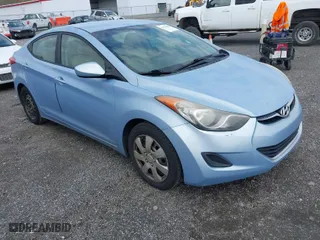 2012 Hyundai Elantra GLS with VIN KMHDH4AEXCU470914, listed as a IAAI auction lot 42016849 with 202,272 mi miles. Bid and sale history available at carsss.com. Image 1.