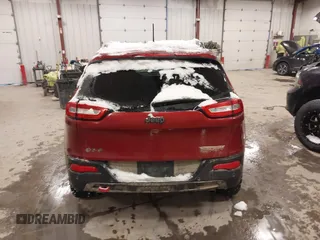 2015 Jeep Cherokee Trailhawk with VIN 1C4PJMBS2FW609999, listed as a IAAI auction lot 41582536 with 133,666 mi miles. Bid and sale history available at carsss.com. Image 16.