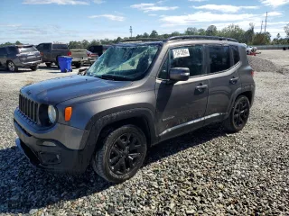 2017 Jeep Renegade Latitude with VIN ZACCJABB3HPG59940, listed as a Copart auction lot 75413894 with NaN miles and Salvage Title. Bid and sale history available at carsss.com. Image 1.
