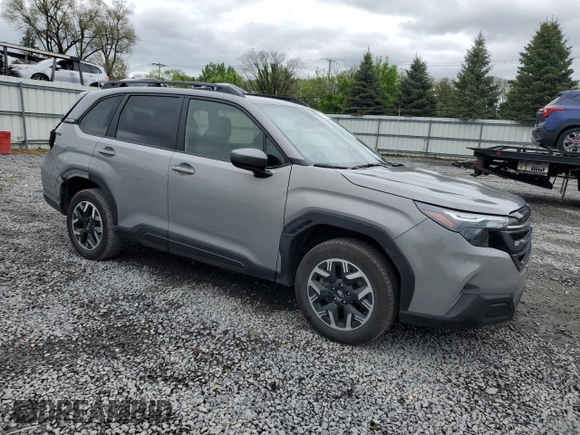 2025 Subaru Forester Premium with VIN JF2SLDBCXSH424743, listed as a Copart auction lot 56463185 with 12,520 mi miles and Salvage title. Bid and sale history available at DreamBid. Image 4.