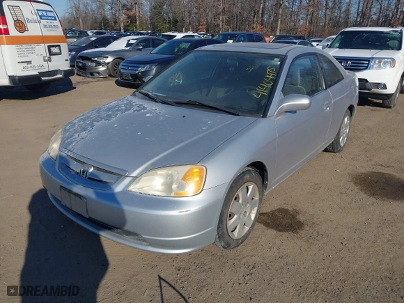 2001 Honda Civic EX with VIN 1HGEM22951L091074, listed as a IAAI auction lot 41404475 with 227,414 mi miles. Bid and sale history available at carsss.com. Image 2.