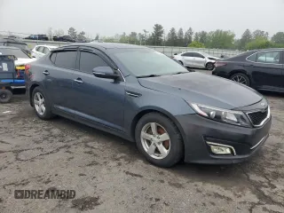 2015 Kia Optima LX z VIN KNAGM4A70F5554315, wystawiony jako Copart lot #57434125 z przebiegiem 109 200 mil mil oraz Czysty tytuł • Clean title. Historia ofert i sprzedaży dostępna na DreamBid. Obrazek 4.