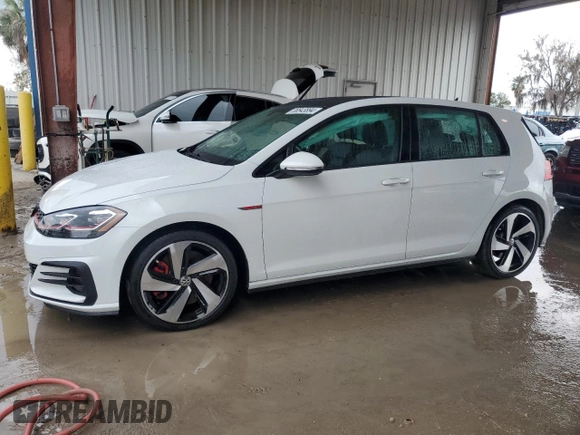 2018 Volkswagen Golf GTI S with VIN 3VW547AU3JM296132, listed as a Copart auction lot 38543894 with 27,979 mi miles. Bid and sale history available at carsss.com. Image 1.