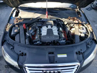 2013 Audi A8 L 3.0L with VIN WAURGAFD2DN008190, listed as a Copart auction lot 43369565 with 0 mi miles and Salvage Title. Bid and sale history available at carsss.com. Image 11.
