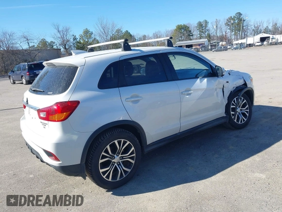 2018 Mitsubishi Outlander Sport SE 2.4 with VIN JA4AR3AW3JZ012259, listed as a IAAI auction lot 41667577 with 66,995 mi miles. Bid and sale history available at carsss.com. Image 4.