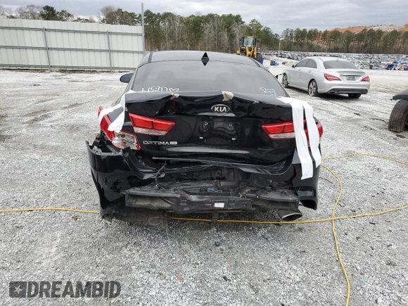 2018 Kia Optima LX with VIN 5XXGT4L39JG179934, listed as a Copart auction lot 47124485 with 135,623 mi miles and Salvage Title. Bid and sale history available at carsss.com. Image 6.