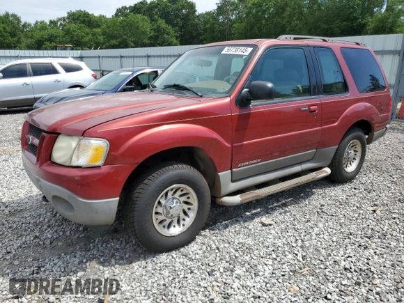 2001 Ford Explorer Sport z VIN 1FMYU60E71UB41370, wystawiony jako Copart lot #56738145 z przebiegiem 140 641 mil mil oraz Nie do naprawy • Non repairable. Historia ofert i sprzedaży dostępna na DreamBid. Obrazek 1.