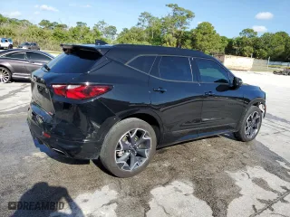 2021 Chevrolet Blazer RS with VIN 3GNKBERS9MS530560, listed as a Copart auction lot 51323295 with 97,355 mi miles and Non Repairable. Bid and sale history available at carsss.com. Image 3.